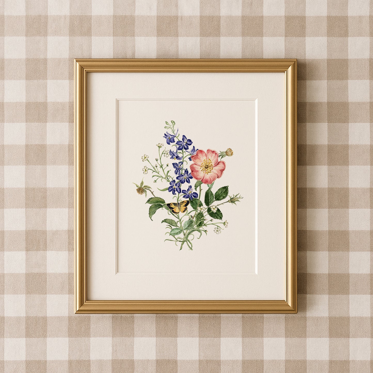 Custom Birth Flowers Print - Family